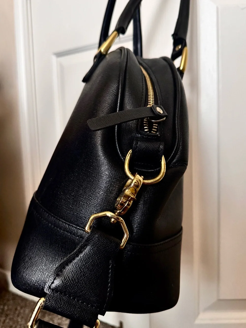 Ona Black Camera Bag Satchel Handbag